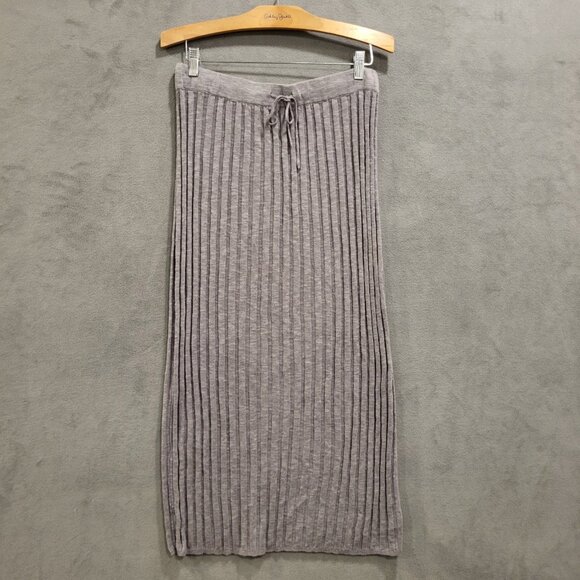 Free People FP Beach Ribbed Knit Sweater Skirt Women Size Medium Stretch Comfy‎ - Picture 1 of 7